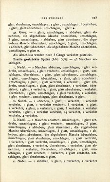 Image of the Page - 225 - in Encyclopædie der weiblichen Handarbeiten