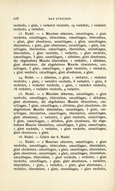 Image of the Page - 228 - in Encyclopædie der weiblichen Handarbeiten