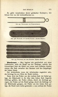Image of the Page - 257 - in Encyclopædie der weiblichen Handarbeiten