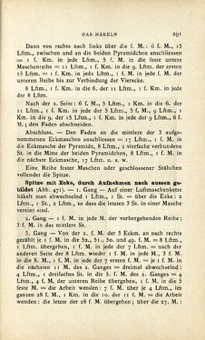 Image of the Page - 291 - in Encyclopædie der weiblichen Handarbeiten