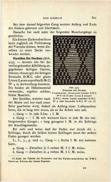 Image of the Page - 301 - in Encyclopædie der weiblichen Handarbeiten