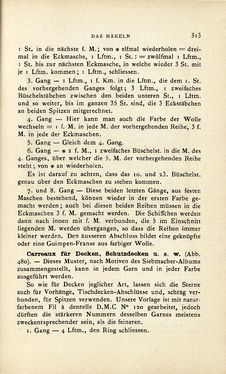 Image of the Page - 313 - in Encyclopædie der weiblichen Handarbeiten