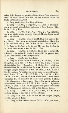 Image of the Page - 319 - in Encyclopædie der weiblichen Handarbeiten