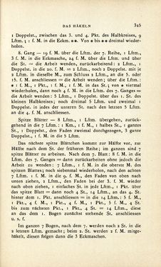 Image of the Page - 325 - in Encyclopædie der weiblichen Handarbeiten