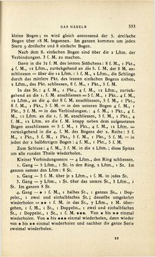 Image of the Page - 333 - in Encyclopædie der weiblichen Handarbeiten