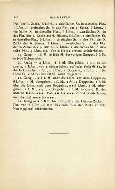Image of the Page - 340 - in Encyclopædie der weiblichen Handarbeiten