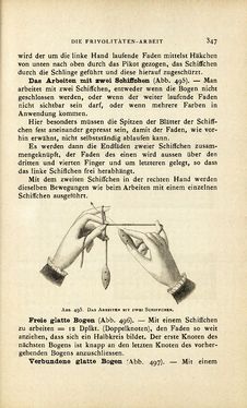 Image of the Page - 347 - in Encyclopædie der weiblichen Handarbeiten