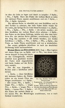 Image of the Page - 351 - in Encyclopædie der weiblichen Handarbeiten