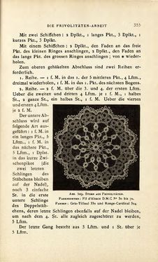 Image of the Page - 355 - in Encyclopædie der weiblichen Handarbeiten