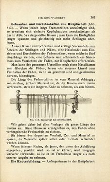 Image of the Page - 363 - in Encyclopædie der weiblichen Handarbeiten