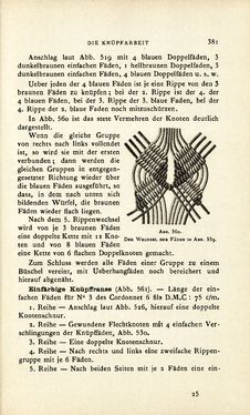 Image of the Page - 381 - in Encyclopædie der weiblichen Handarbeiten