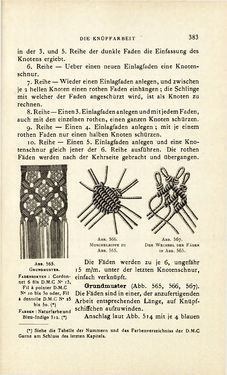 Image of the Page - 383 - in Encyclopædie der weiblichen Handarbeiten