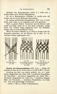 Image of the Page - 385 - in Encyclopædie der weiblichen Handarbeiten