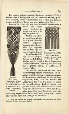 Image of the Page - 399 - in Encyclopædie der weiblichen Handarbeiten