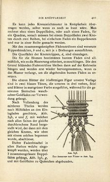 Image of the Page - 401 - in Encyclopædie der weiblichen Handarbeiten