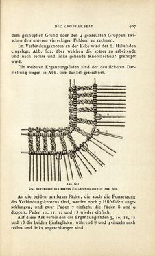 Image of the Page - 407 - in Encyclopædie der weiblichen Handarbeiten