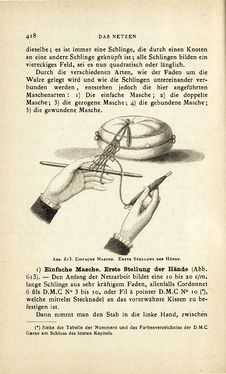Image of the Page - 418 - in Encyclopædie der weiblichen Handarbeiten