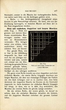 Image of the Page - 423 - in Encyclopædie der weiblichen Handarbeiten