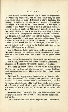 Image of the Page - 431 - in Encyclopædie der weiblichen Handarbeiten