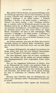 Image of the Page - 431 - in Encyclopædie der weiblichen Handarbeiten