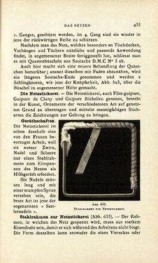 Bild der Seite - 433 - in Encyclopædie der weiblichen Handarbeiten