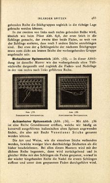 Image of the Page - 485 - in Encyclopædie der weiblichen Handarbeiten