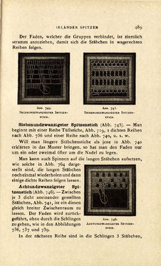 Image of the Page - 489 - in Encyclopædie der weiblichen Handarbeiten