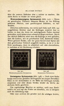Image of the Page - 490 - in Encyclopædie der weiblichen Handarbeiten
