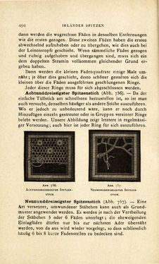 Image of the Page - 494 - in Encyclopædie der weiblichen Handarbeiten