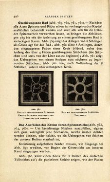 Image of the Page - 496 - in Encyclopædie der weiblichen Handarbeiten