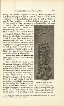 Image of the Page - 523 - in Encyclopædie der weiblichen Handarbeiten