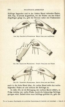 Image of the Page - 550 - in Encyclopædie der weiblichen Handarbeiten