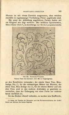 Image of the Page - 565 - in Encyclopædie der weiblichen Handarbeiten