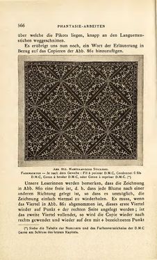 Image of the Page - 566 - in Encyclopædie der weiblichen Handarbeiten
