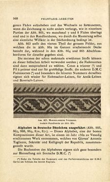 Image of the Page - 568 - in Encyclopædie der weiblichen Handarbeiten