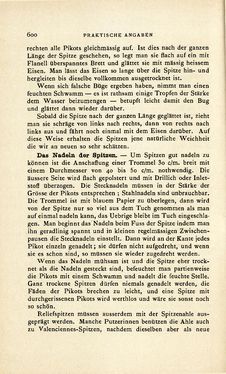 Image of the Page - 600 - in Encyclopædie der weiblichen Handarbeiten