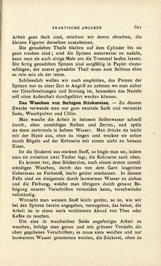 Bild der Seite - 601 - in Encyclopædie der weiblichen Handarbeiten