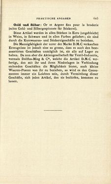 Bild der Seite - 605 - in Encyclopædie der weiblichen Handarbeiten
