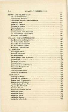 Image of the Page - 612 - in Encyclopædie der weiblichen Handarbeiten