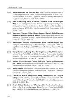 Image of the Page - 172 - in Energiemanagement-Strategien für batterieelektrische Fahrzeuge