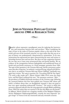 Image of the Page - 13 - in Entangled Entertainers - Jews and Popular Culture in Fin-de-Siècle Vienna