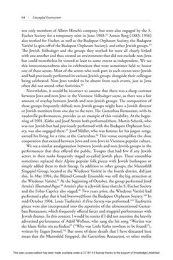 Bild der Seite - 64 - in Entangled Entertainers - Jews and Popular Culture in Fin-de-Siècle Vienna