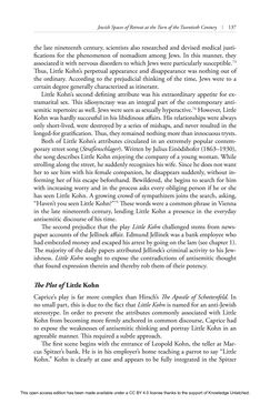 Bild der Seite - 137 - in Entangled Entertainers - Jews and Popular Culture in Fin-de-Siècle Vienna