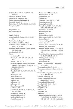 Bild der Seite - 185 - in Entangled Entertainers - Jews and Popular Culture in Fin-de-Siècle Vienna