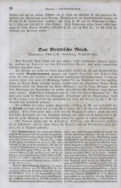 Image of the Page - 28 - in Neueste Erdbeschreibung und Staatenkunde - oder geographisch - statistisch - historischs Handbuch