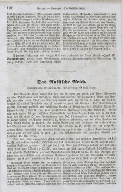 Image of the Page - 112 - in Neueste Erdbeschreibung und Staatenkunde - oder geographisch - statistisch - historischs Handbuch