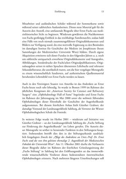 Image of the Page - 13 - in Ernst Fuchs (1851-1930) - und die Weltgeltung der Wiener Ophthalmologischen Schule um 1900