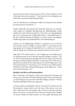 Image of the Page - 58 - in Ernst Fuchs (1851-1930) - und die Weltgeltung der Wiener Ophthalmologischen Schule um 1900