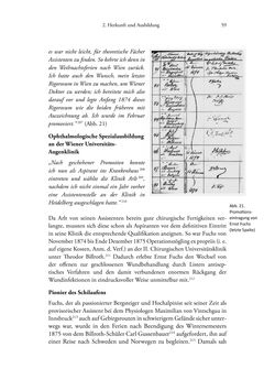 Bild der Seite - 59 - in Ernst Fuchs (1851-1930) - und die Weltgeltung der Wiener Ophthalmologischen Schule um 1900