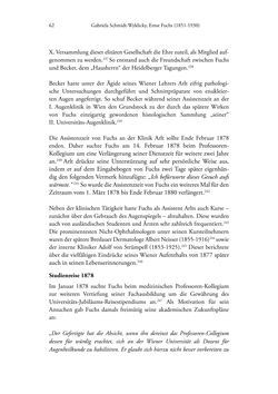Image of the Page - 62 - in Ernst Fuchs (1851-1930) - und die Weltgeltung der Wiener Ophthalmologischen Schule um 1900